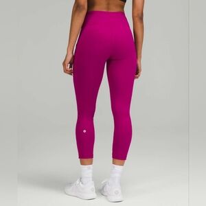 Lululemon Invigorate High-Rise Crop 23" Magenta Purple 12